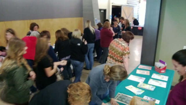 Fibre Federal employees took advantage of the opportunity to pick up information from area health care providers