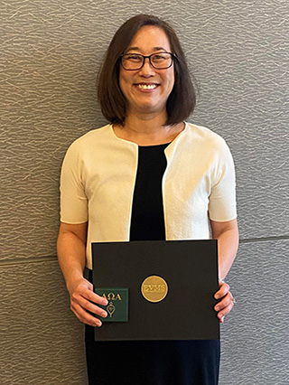Dr. Kathy Byun inducted into National Alpha Omega Alpha Honor Society