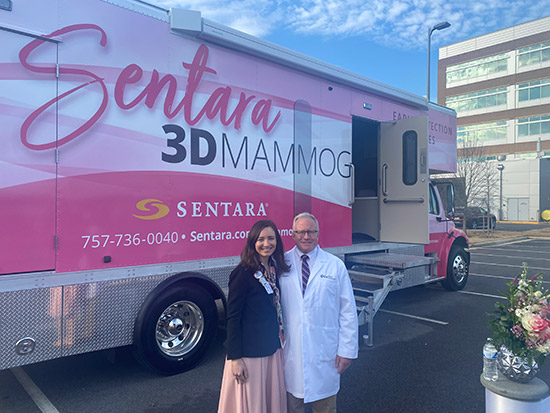 MCR participates in Unveiling of Sentara Mobile 3D Mammography Van