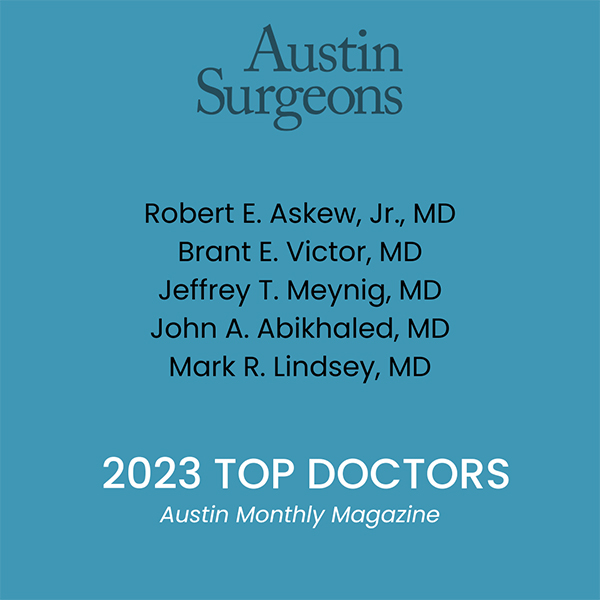 Recognizing our Austin Monthly Top Doctors for 2023