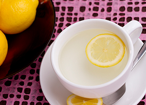 Drinking Warm Lemon Water