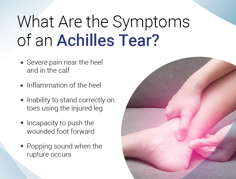 symptoms of an achilles tear